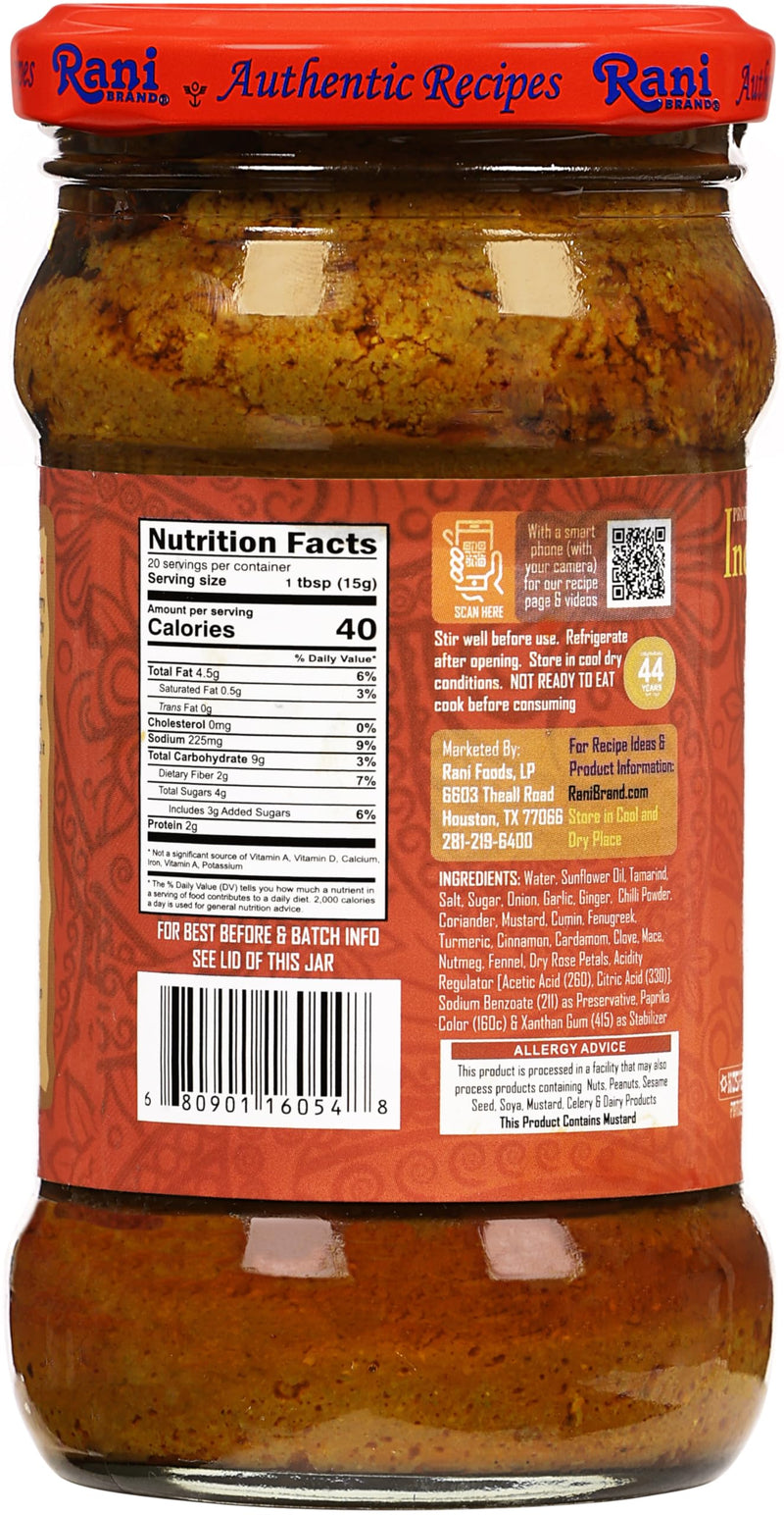 Rani Madras Curry Cooking Spice Paste 10.5oz (300g) Glass Jar, Pack of 5+1 FREE ~ No Colors | All Natural | NON-GMO | Kosher | Vegan | Gluten Free