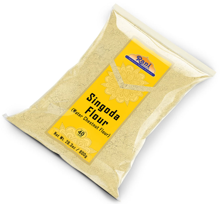 Rani Singoda Flour (Chetsnut Flour) 28oz (800g) ~ All Natural | Vegan | Gluten Friendly | NON-GMO | Kosher | Indian Origin