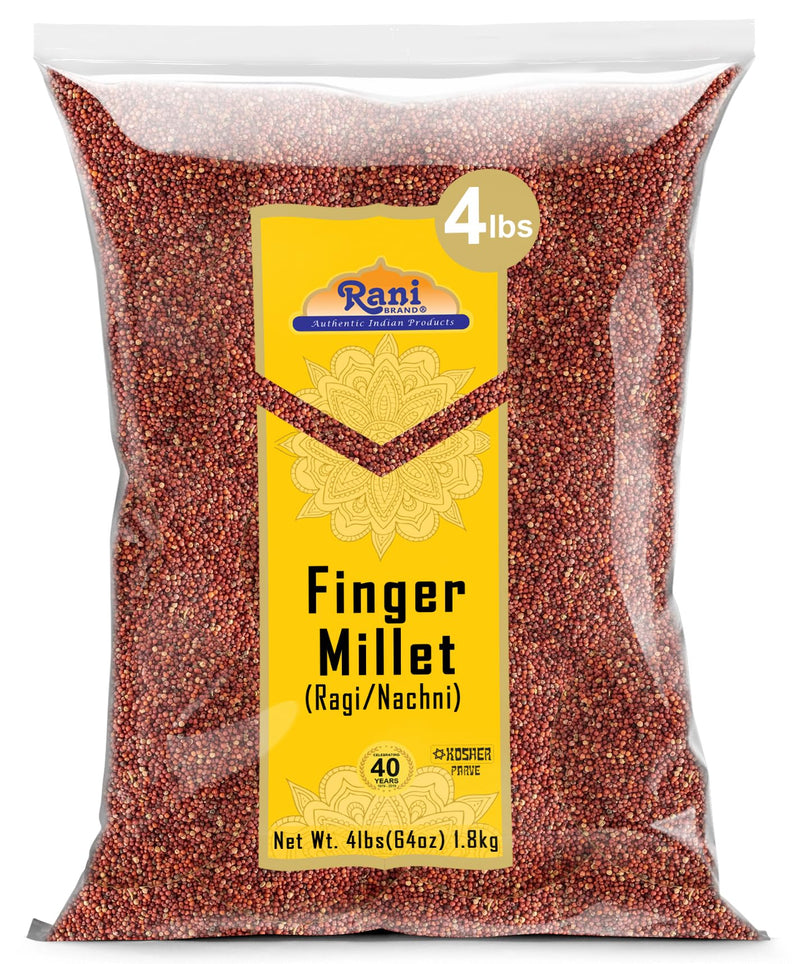 Rani Ragi Finger Millet (Eleusine Coracana) Whole Ancient Grain Seeds~ All Natural | Gluten Free Ingredients | NON-GMO | Vegan | Indian Origin