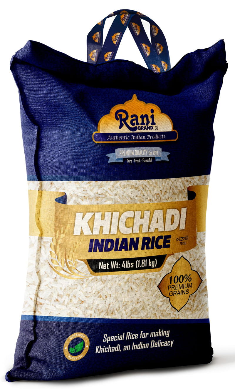Rani Khichadi Indian Rice 64oz (4lbs) 1.81kg Cloth Bag ~ All Natural | Gluten Friendly | Vegan | Kosher | Export Quality | Indian Origin
