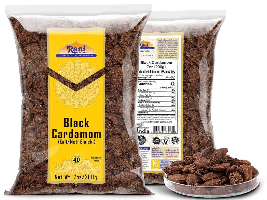 Rani Black Cardamom (Kali Elachi) {6 Sizes Available}