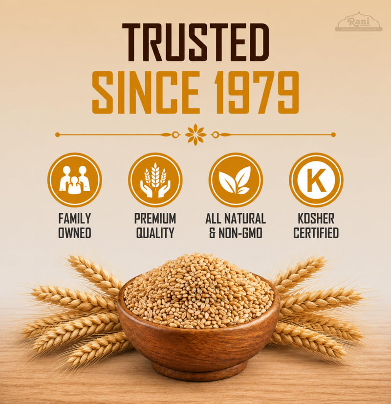 Rani Haleem Wheat 32oz (2lbs) 908g ~ All Natural | Vegan | Gluten Friendly | NON-GMO | Kosher | Indian Origin