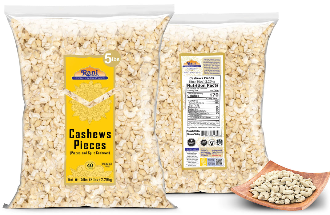 Rani Cashews Pieces {5 Sizes Available}