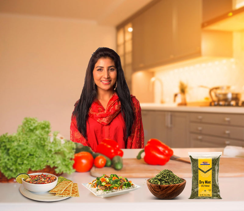 Rani Dry Mint Leaves (Podina Leaf) Spice, Dried Herb 3.5oz (100g) ~ All Natural | Gluten Friendly | NON-GMO | Kosher | Vegan | Indian Origin