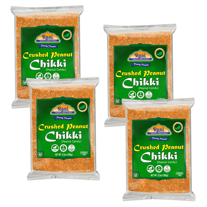 Rani Crushed Peanut Chikki (Brittle Candy) 3.5oz