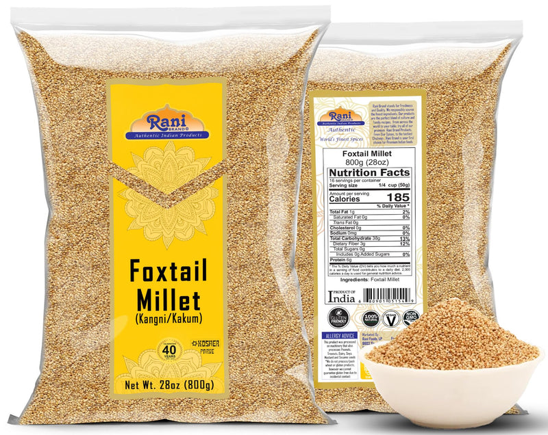 Rani Foxtail Millet Polished {3 Sizes Available}