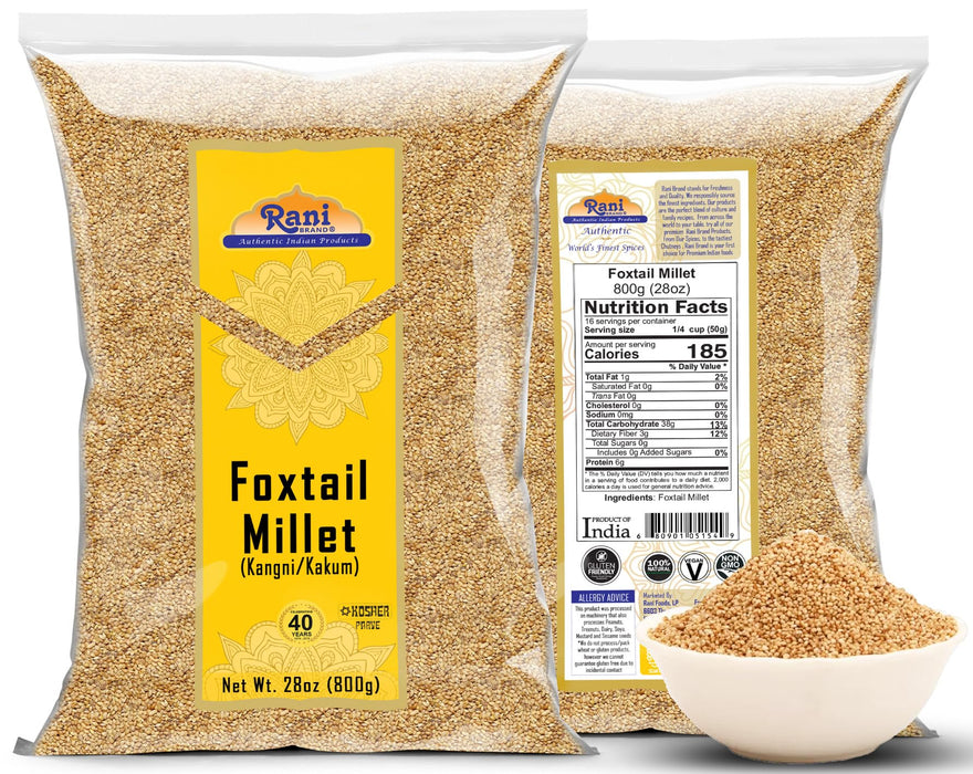Rani Foxtail Millet Polished {3 Sizes Available}