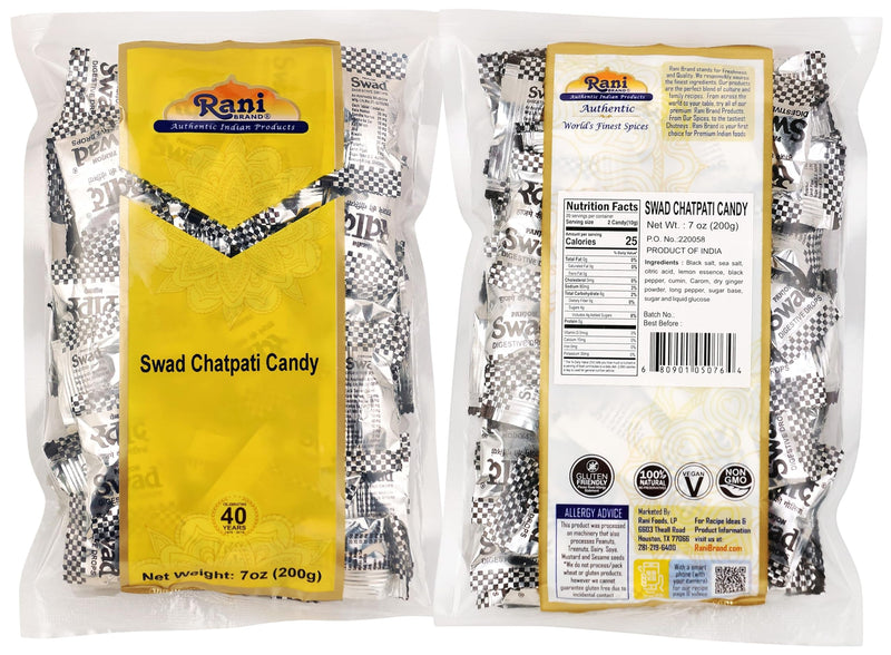 Rani Swad Assorted Candies 7oz (200g) Pack of 6, Coffeo, Kacha Aam, Orange, Imli, Pan, Chatpati Candy ~ Indian Tasty Treats | Vegan | Gluten Friendly | NON-GMO | Indian Origin