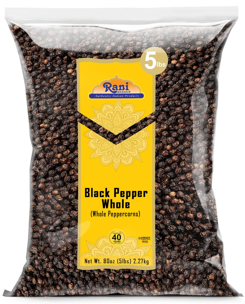 Rani Black Pepper Whole MG-1 {10 Sizes Available}