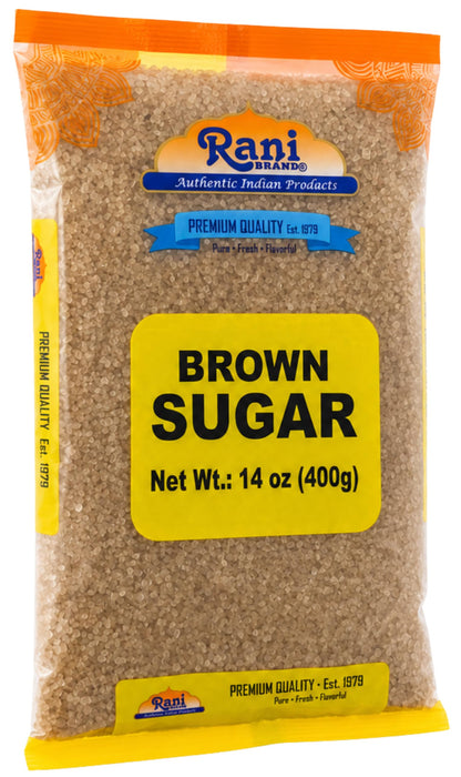 Rani Brown Sugar 14oz (400g) ~ All Natural | Gluten Friendly | Vegan | Non-GMO | Kosher | Indian Origin