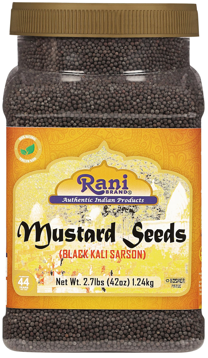 Rani Black Mustard Seeds Whole {10 Sizes Available}