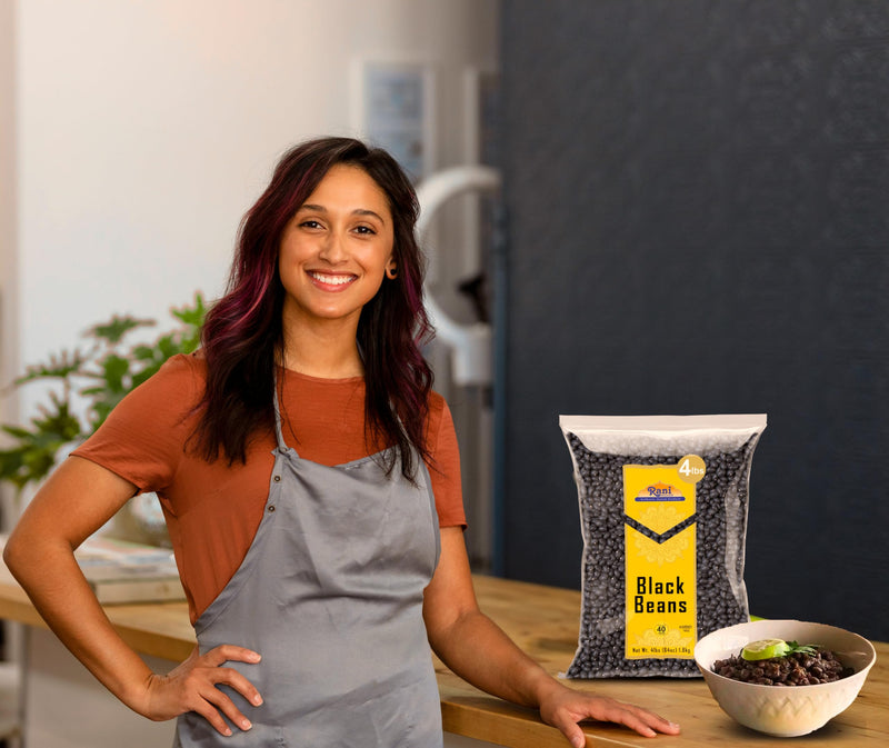 Rani Black Beans (Thull Rajma) 64oz (4lbs) 1.81kg Bulk ~ All Natural | Vegan | Gluten Friendly | NON-GMO | Kosher | Product of USA