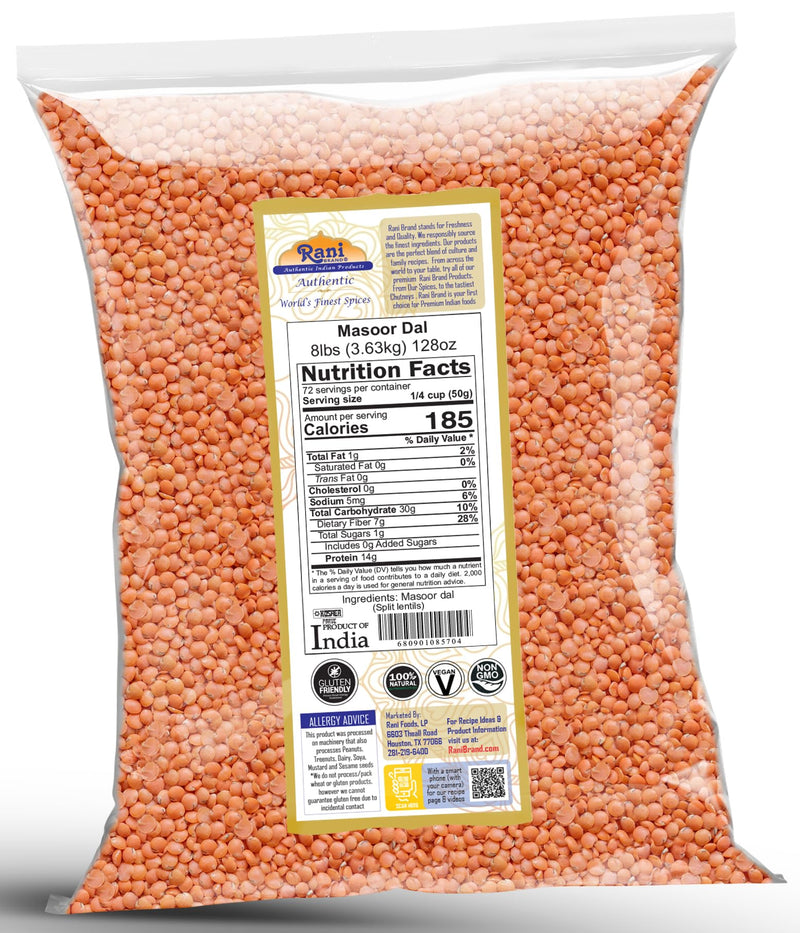 Rani Masoor (Red Lentils) {9 Sizes Available}