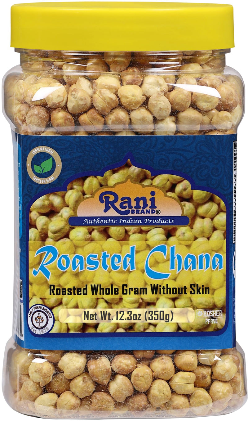 Rani Roasted Chana Skinless (Chickpeas) Plain 12.3oz
