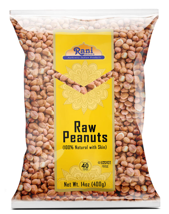 Rani Peanuts, Raw Whole With Skin (uncooked, unsalted) ~ All Natural | Fresh Product of USA ~ Spanish Grade Groundnut / Redskin {9 Sizes Available}