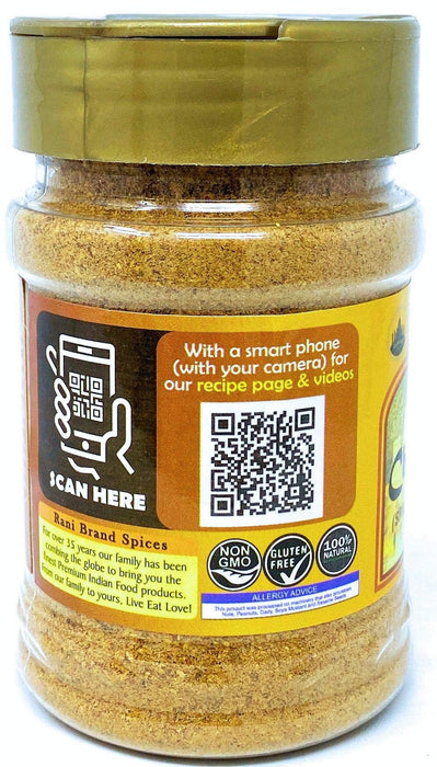 Rani Chat Masala (14 Spice Seasoning Salt) Tangy Indian Seasoning 4.5oz (127.5g) PET Jar, Pack of 12 ~ All Natural | No MSG | Vegan | No Colors | Gluten Friendly | NON-GMO | Indian Origin