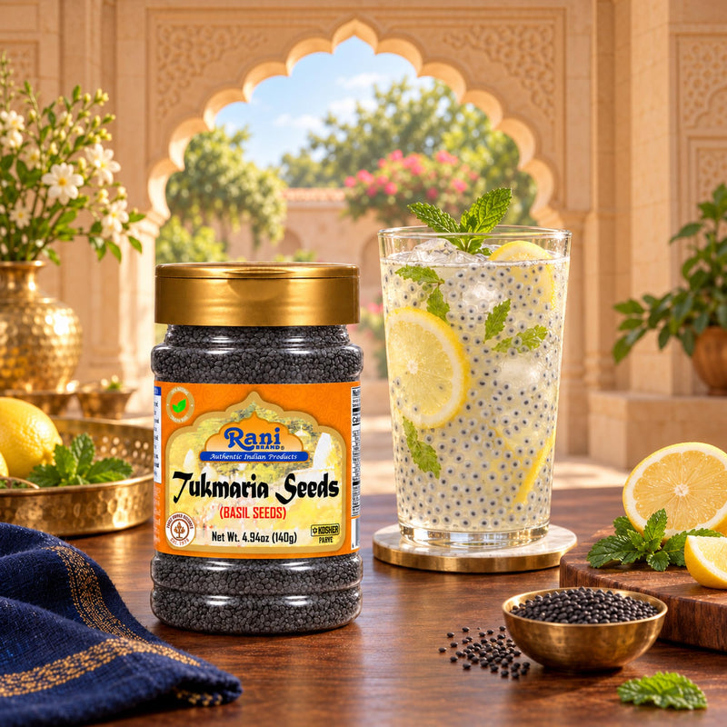 Rani Tukmaria  (Natural Holy Basil Seeds) {4 Sizes Available}