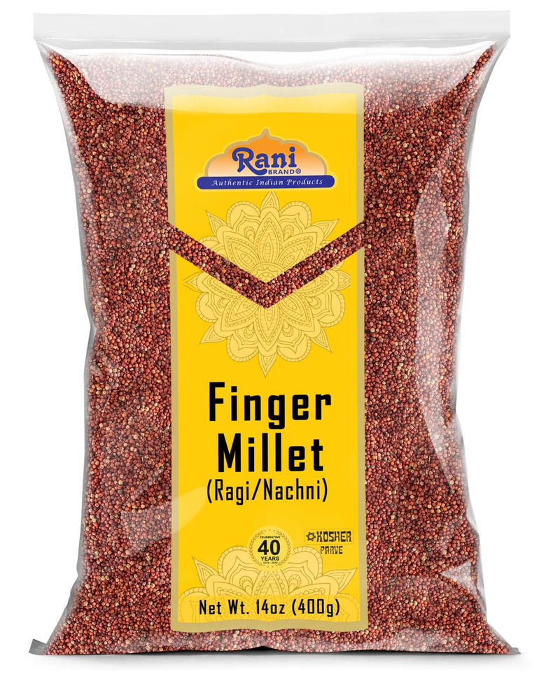 Rani Ragi Finger Millet (Eleusine Coracana) Whole Ancient Grain Seeds~ All Natural | Gluten Free Ingredients | NON-GMO | Vegan | Indian Origin