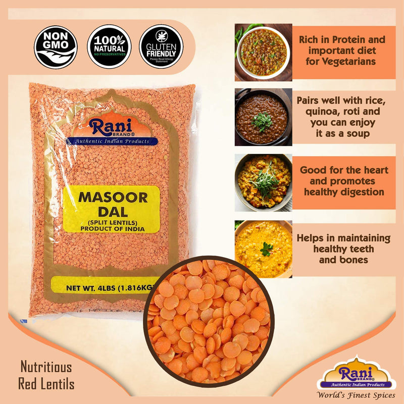 Rani Masoor (Red Lentils) {9 Sizes Available}