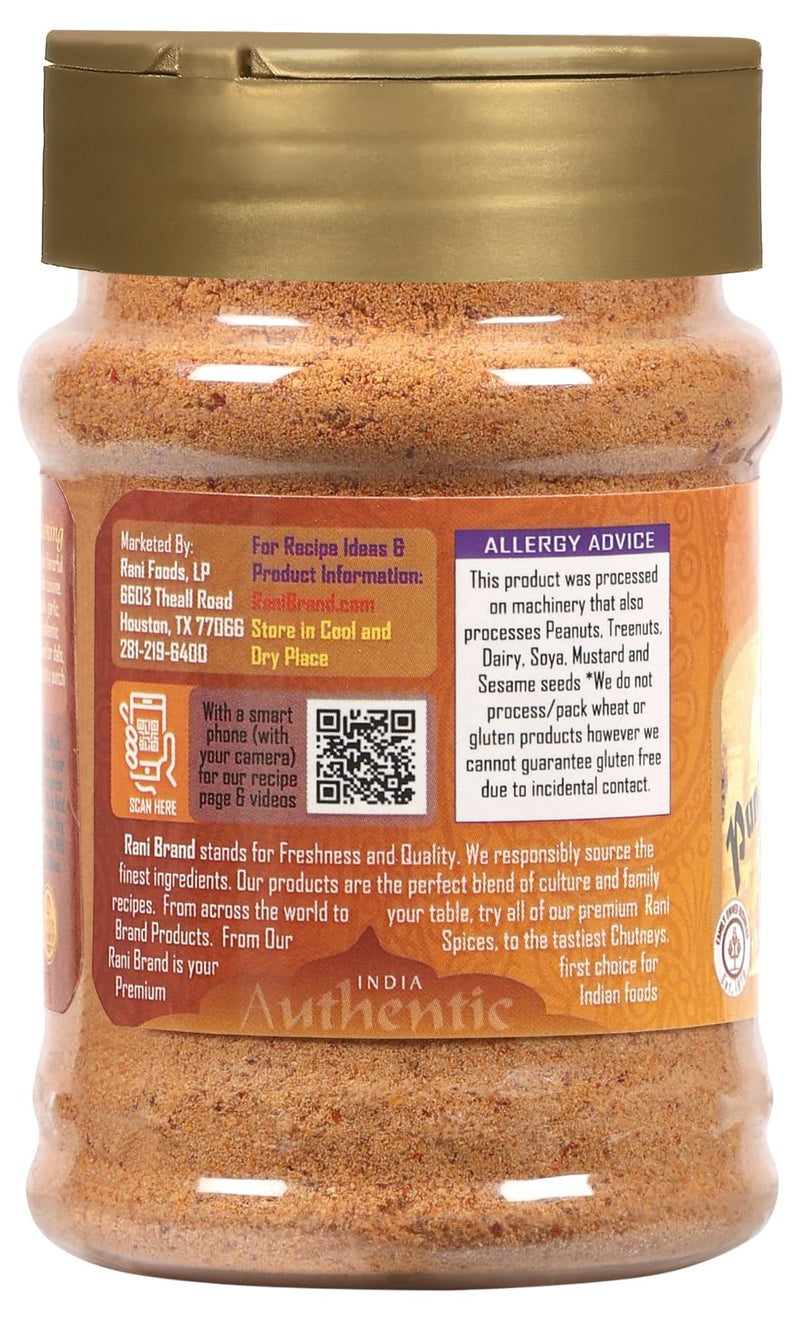 Rani Punjabi Tadka Seasoning (Bold Punjabi Flavor Hit) 3.15oz (90g) PET Jar ~ Shaker Top | All Natural | Vegan | Gluten Friendly | NON-GMO | Indian Origin