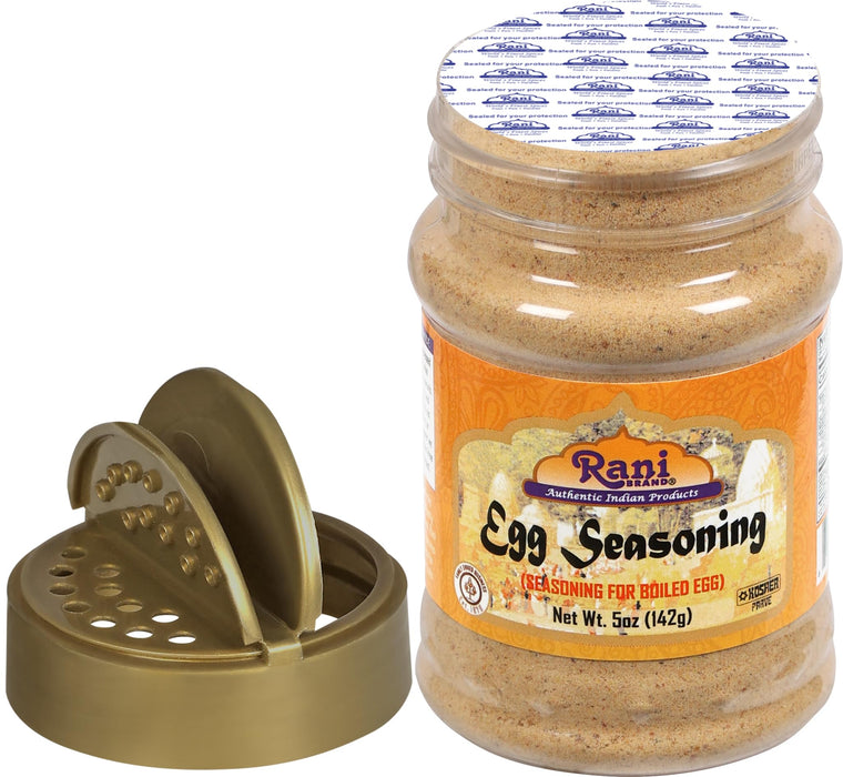 Rani Egg Seasoning (Seasoning for Boiled Egg) 5oz (141g) PET Jar ~ Shaker Top For Your Eggs or Tofu Scramble | All Natural | Vegan | Gluten Friendly | NON-GMO | Indian Origin