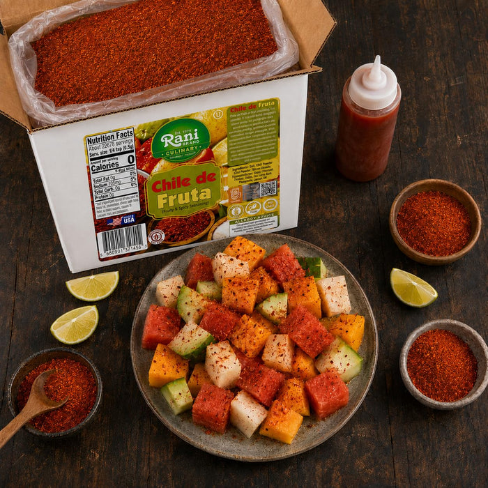 Rani Chile de Fruta (Fruity & Spicy Seasoning) 400oz (25lbs) 11.34kg Bulk Box ~ Gluten Free | NON-GMO | Kosher | Vegan | Sodium Free | Product of USA