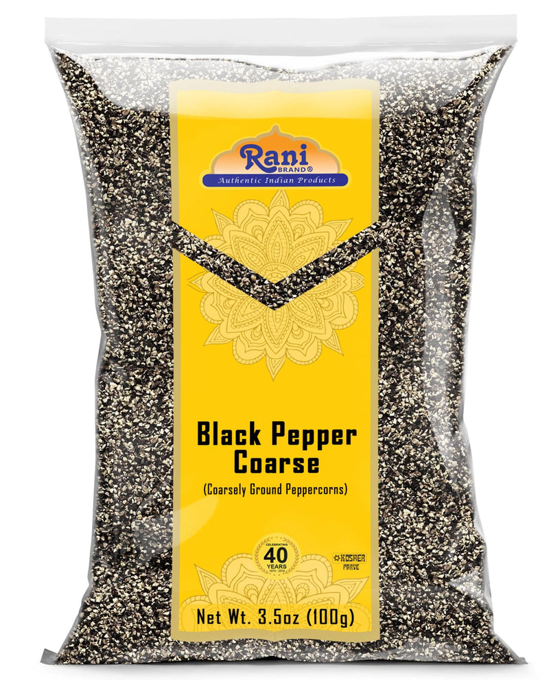 Rani Black Pepper Coarse Ground 28 Mesh 3.5oz