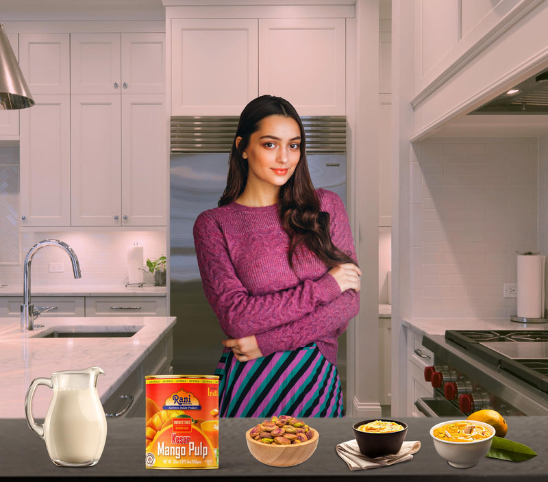 Rani Mango Pulp Puree (Makes Mango Lassi Shakes) Kesar Unsweetened 30oz (1.875lbs) 850g ~ Kosher | All Natural | NON-GMO | Vegan | No colors | Gluten Friendly | Indian Origin