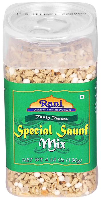 Rani Special Saunf Mix 4.58oz (130g) Vacuum Sealed, Easy Open Top, Resealable Container ~ Indian Tasty Treats | Vegan | Gluten Friendly | NON-GMO | Indian Origin