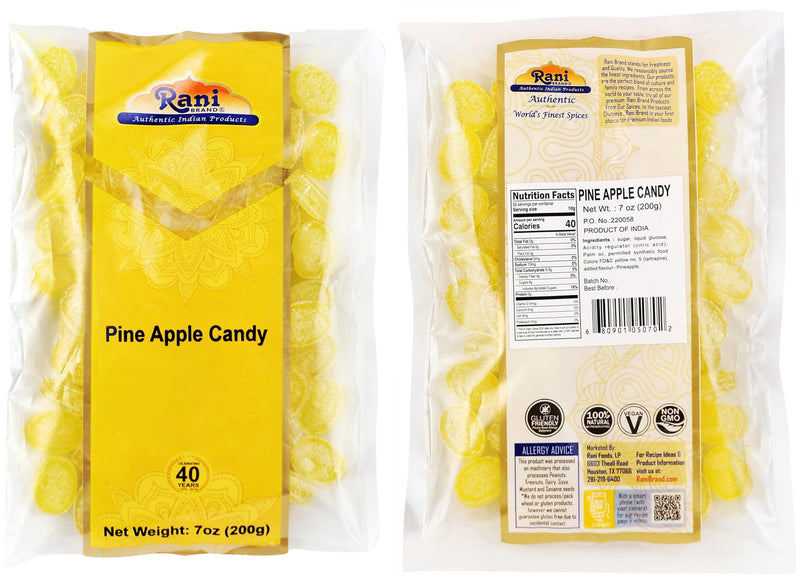 Rani Assorted Candies 7oz (200g) Pack of 6, Cola, Kachi Kerry, Kala Khatta, Tamarind, Pineapple, Mango Mood Candy ~ Indian Tasty Treats | Vegan | Gluten Friendly | NON-GMO | Indian Origin