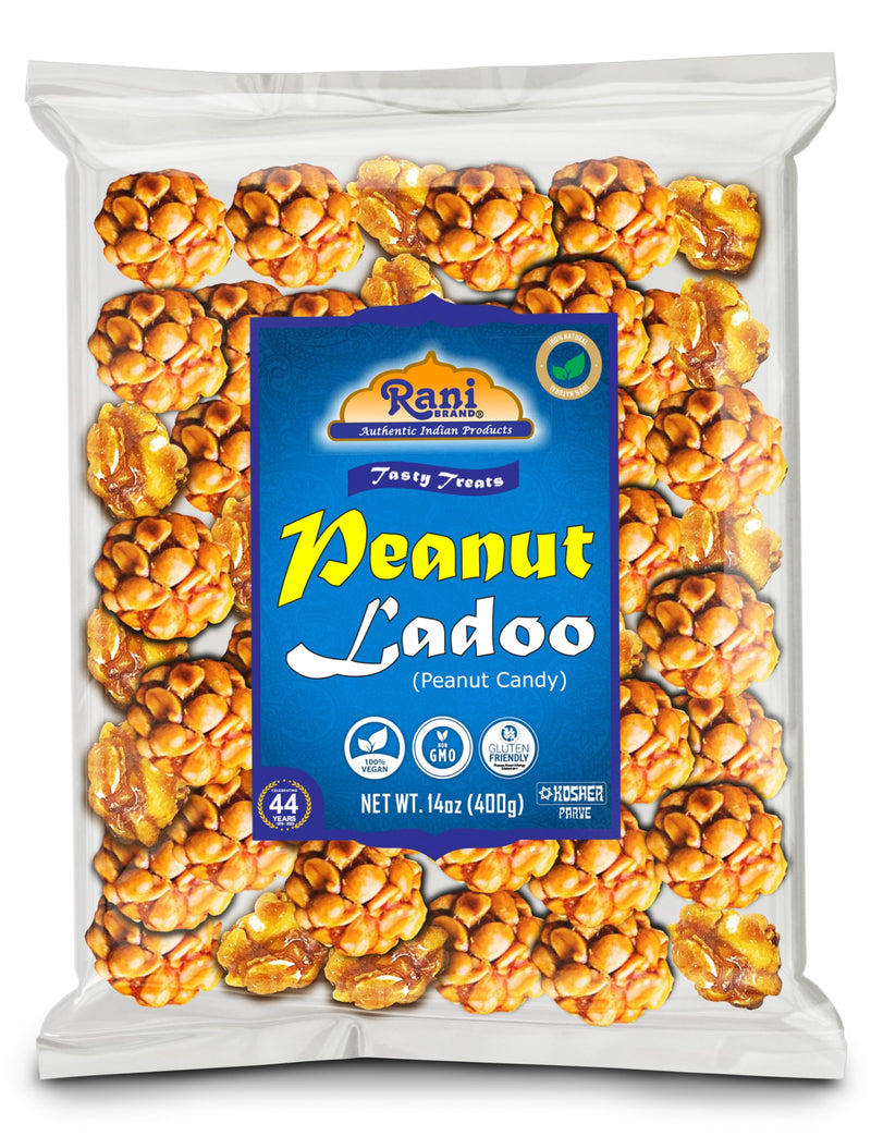 Rani Peanut Ladoo (Round Peanut Brittle Candy) 14oz