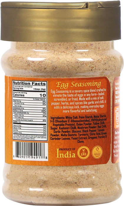 Rani Egg Seasoning (Seasoning for Boiled Egg) 5oz (141g) PET Jar ~ Shaker Top For Your Eggs or Tofu Scramble | All Natural | Vegan | Gluten Friendly | NON-GMO | Indian Origin