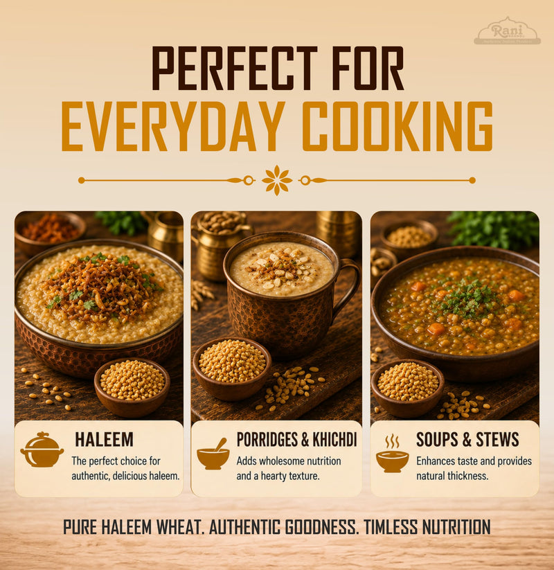 Rani Haleem Wheat 32oz (2lbs) 908g ~ All Natural | Vegan | Gluten Friendly | NON-GMO | Kosher | Indian Origin