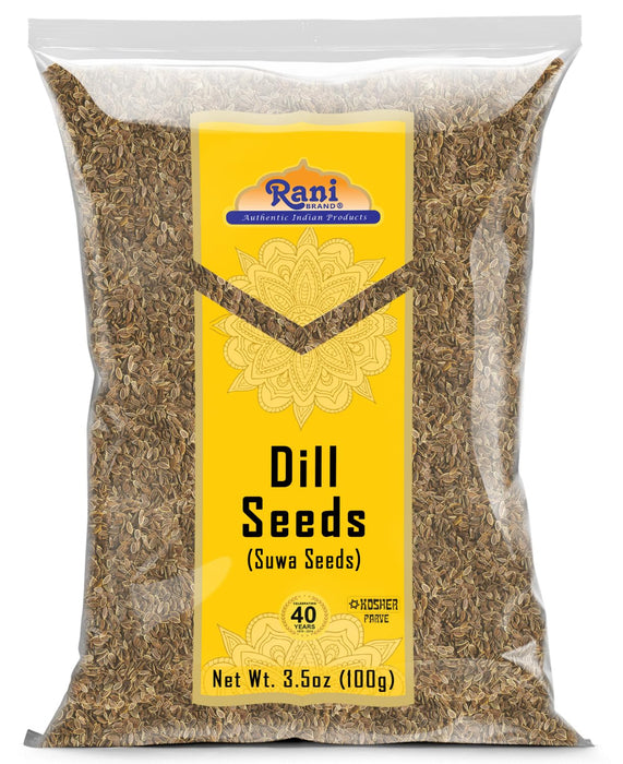 Rani Dill Seeds (Suwa / Sua) Whole, Spice 3.5oz (100g) ~ All Natural | Gluten Free Ingredients | NON-GMO | Kosher | Vegan | Indian Origin, Weed