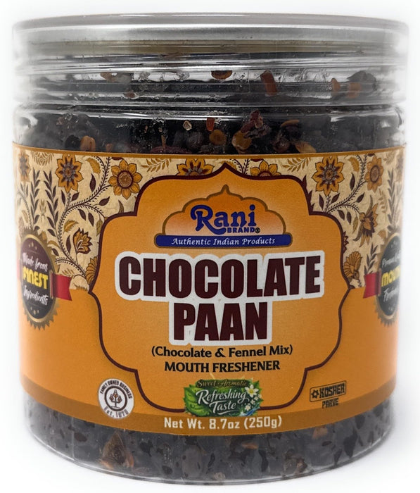 Rani Chocolate Mix (Chocolate & Fennel Mix) 7oz (200g) PET Jar ~ Indian Tasty Treats | Vegan | Gluten Friendly | NON-GMO | Indian Origin