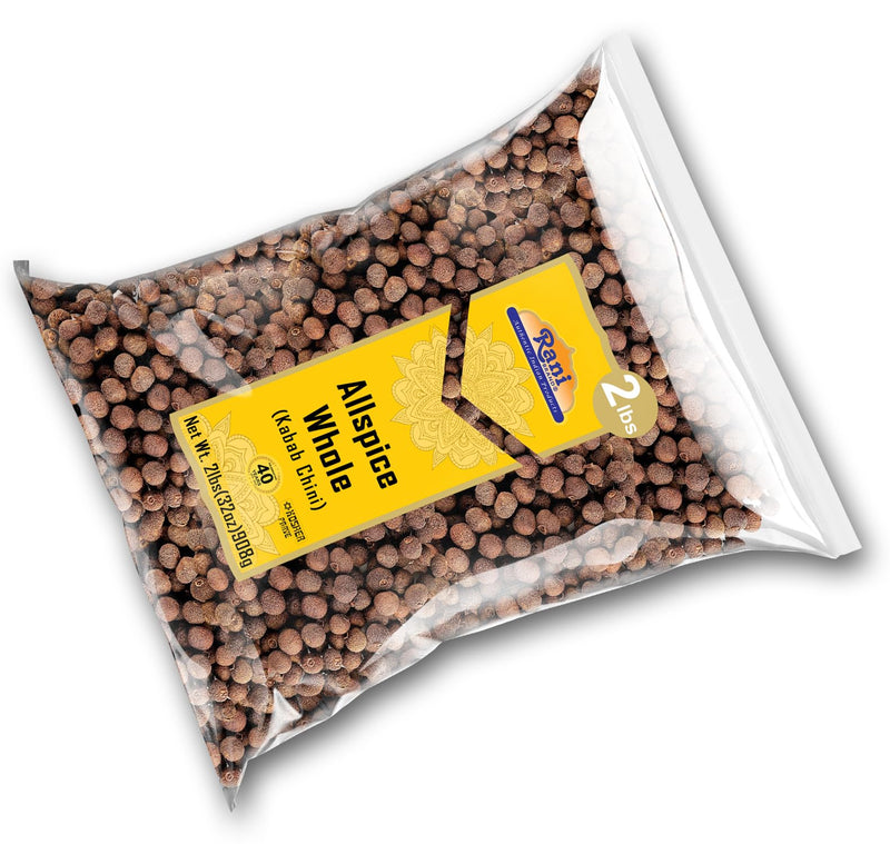 Rani Allspice (Kabab Chini) Whole Spice 32oz (2lbs) 908g ~ All Natural | Vegan | Gluten Friendly | NON-GMO | Kosher | Product of Jamaica