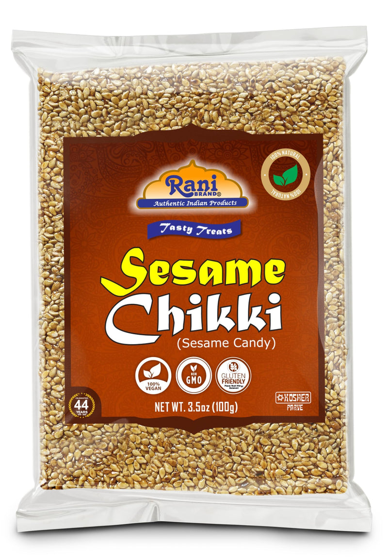 Rani Sesame Chikki (Brittle Candy) 3.5oz