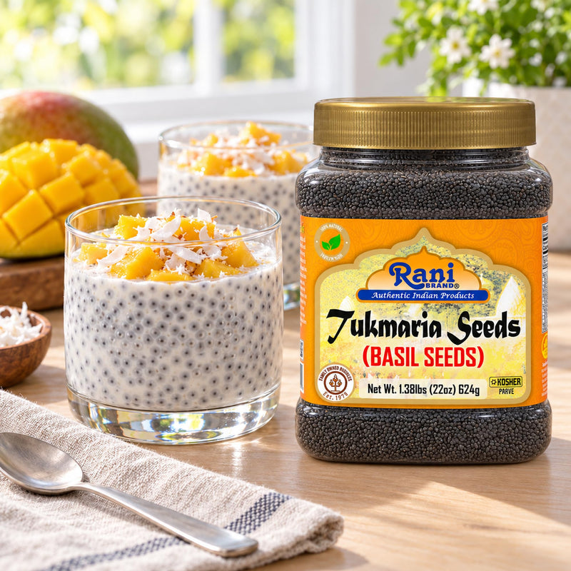 Rani Tukmaria  (Natural Holy Basil Seeds) {4 Sizes Available}