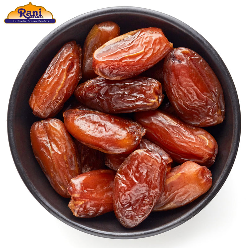 Rani Pitted Dates (Deglet Nour) Raw Dried Fruit 24oz (1.5lbs) 680g, Pack of 2 ~ All Natural | Fat-free | No added Sugar | Vegan | Gluten Friendly | Non-GMO | Kosher | Product of Tunisia