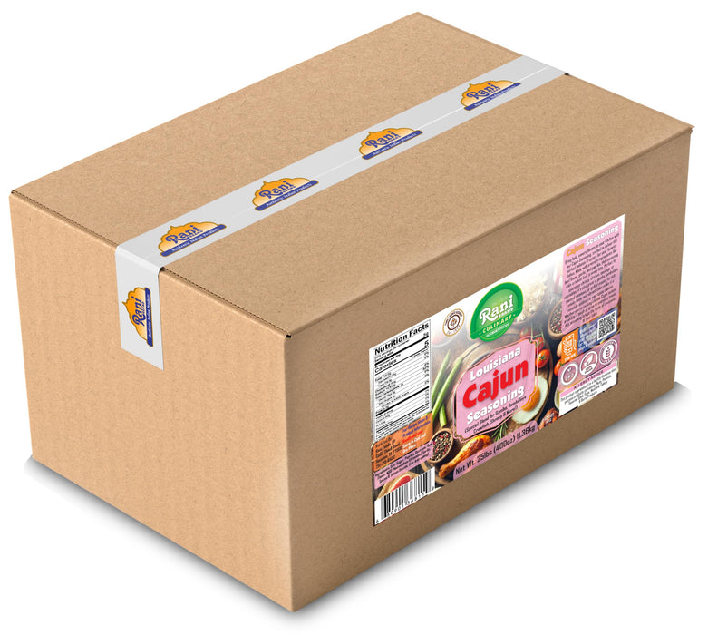 Rani Louisiana Cajun Seasoning (Special Blend for Gumbo, Jambalaya Crawfish, Shrimp) 400oz (25lbs) 11.36kg Bulk Box ~ All Natural | Gluten Friendly | NON-GMO | Kosher | Vegan | Product of USA