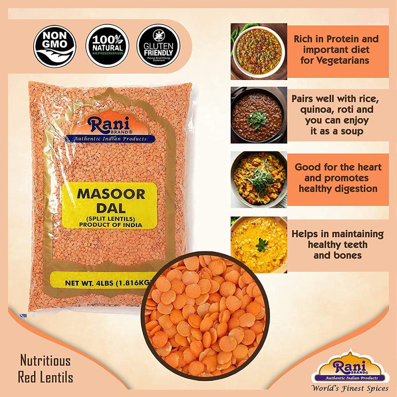 Rani Masoor (Red Lentils) {9 Sizes Available}