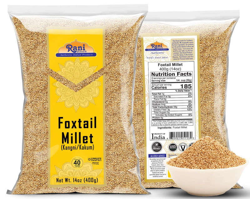 Rani Foxtail Millet Polished {3 Sizes Available}
