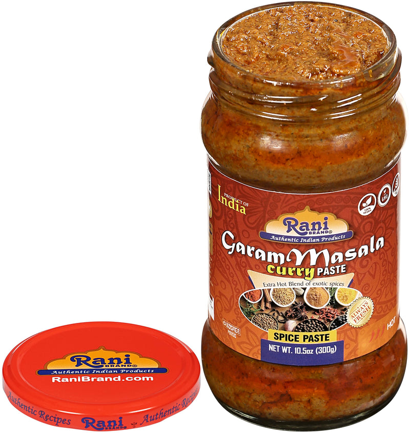 Rani Garam Masala Curry Spice Paste 10.5oz (300g) Glass Jar, Pack of 5+1 FREE ~ No Colors | NON-GMO | Kosher | Vegan | Gluten Free | Indian Origin