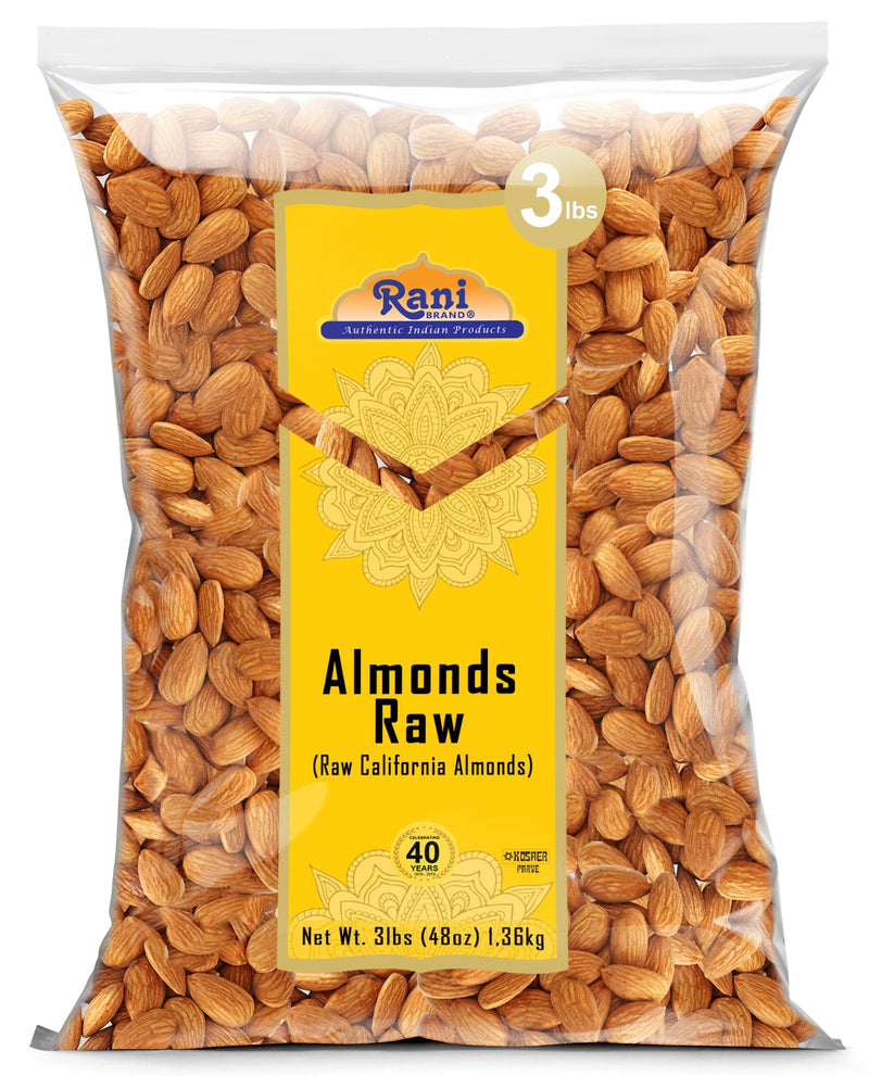Rani Almonds, Raw Whole With Skin 48oz
