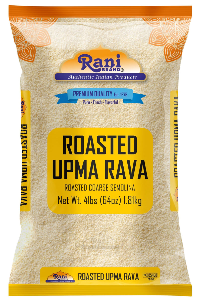 Rani Roasted Upma Rava 64oz (4lbs) 1.81kg Bulk ~ All Natural | Vegan | NON-GMO | Kosher | Indian Origin