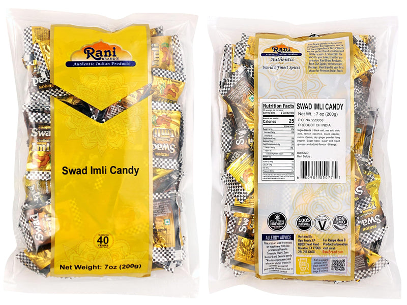 Rani Swad Assorted Candies 7oz (200g) Pack of 6, Coffeo, Kacha Aam, Orange, Imli, Pan, Chatpati Candy ~ Indian Tasty Treats | Vegan | Gluten Friendly | NON-GMO | Indian Origin