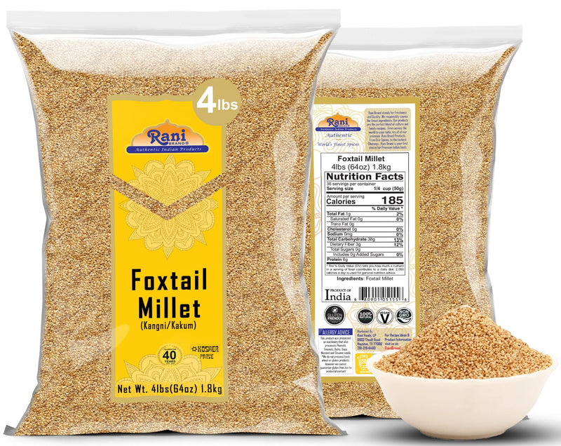 Rani Foxtail Millet Polished {3 Sizes Available}