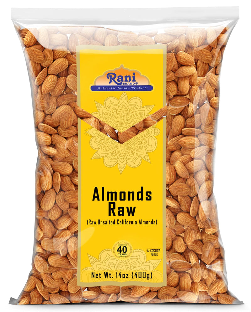 Rani Almonds, Raw Whole With Skin 14oz