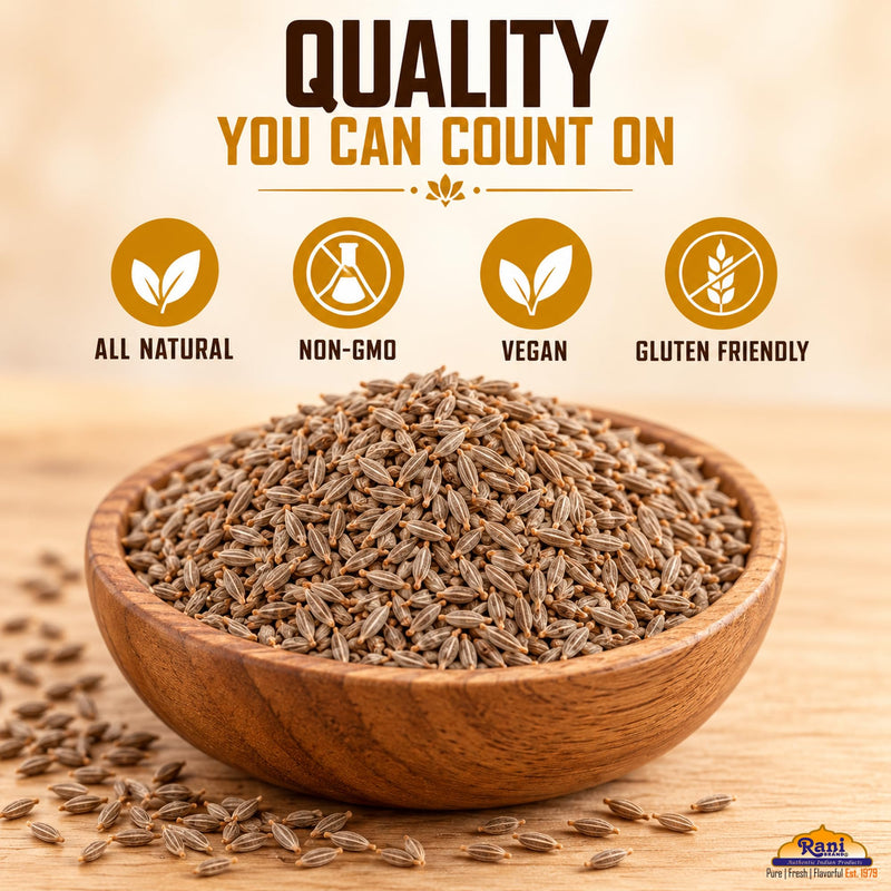 Rani Cumin Seeds Whole (Jeera) Spice 7oz (200g) ~ All Natural | Gluten Friendly | NON-GMO | Kosher | Vegan | Indian Origin