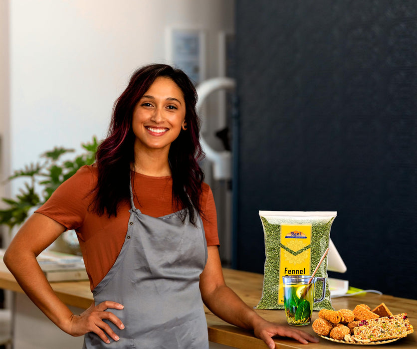 Rani Fennel Seeds (Saunf Sabut) Whole Spice 14oz (400g) All Natural ~ Gluten Friendly | NON-GMO | Kosher | Vegan | Indian Origin